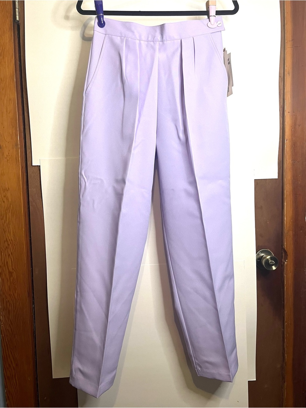 NWT Daisy (VTG Petite 12) Waist 27 Lilac Polyester “Tummy Toner” Pants